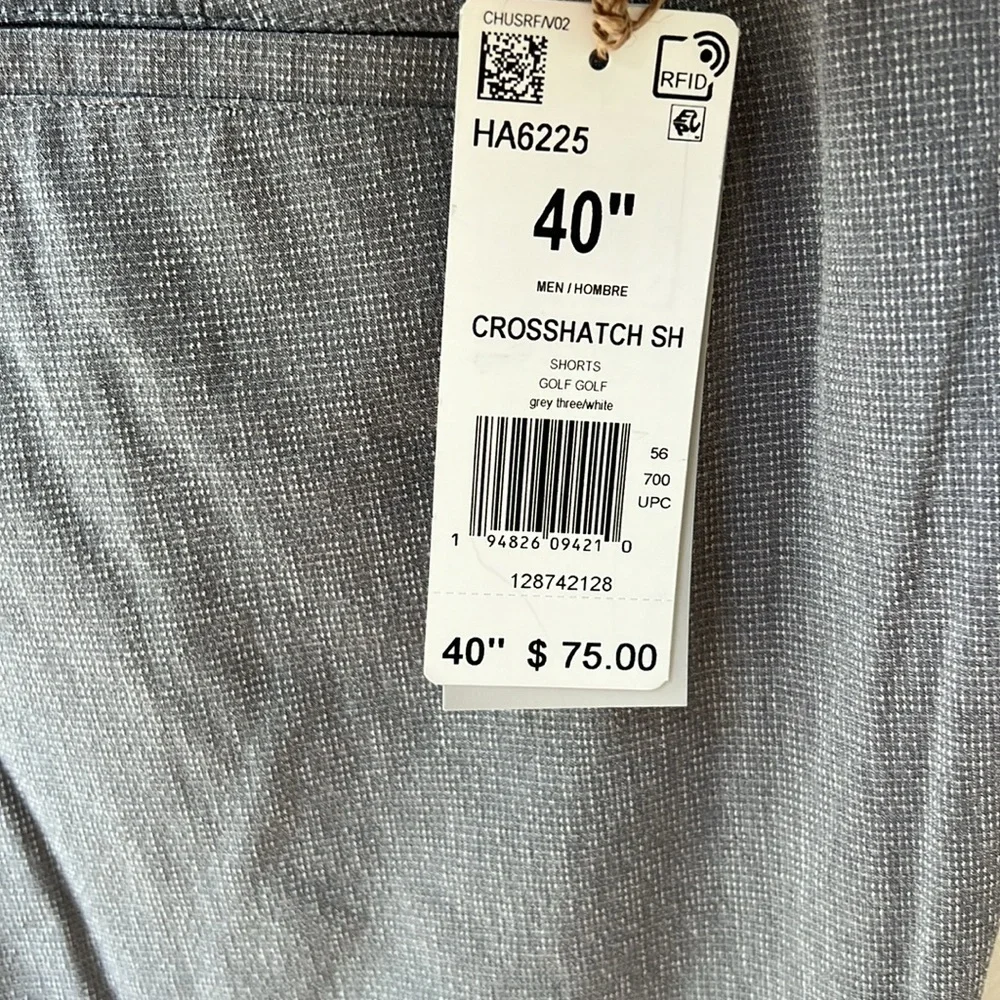 Men's ADIDAS Crosshatch Golf Shorts HA6225 Size 40